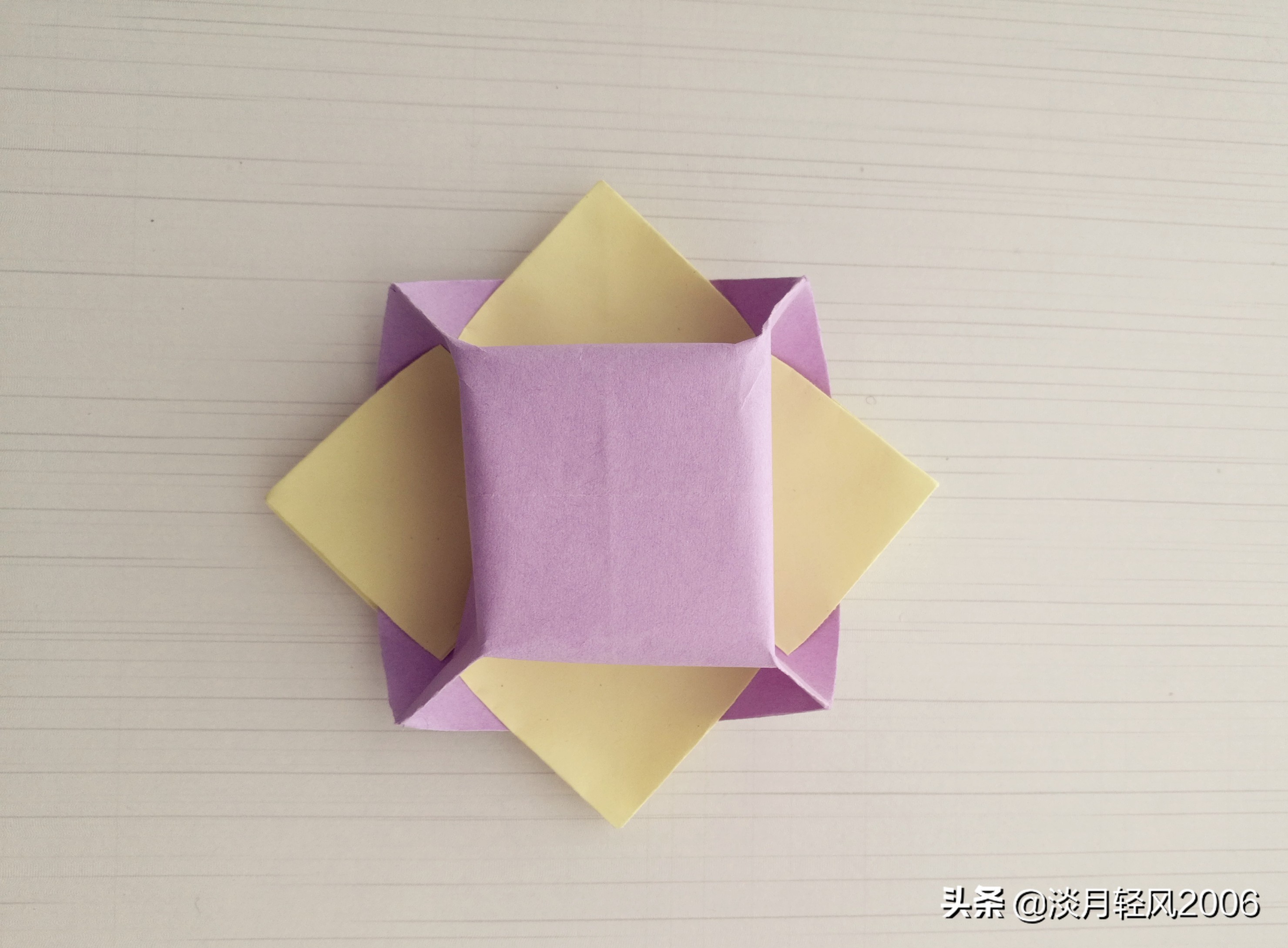 手工DIY制作花篮,简单折少女心的手工