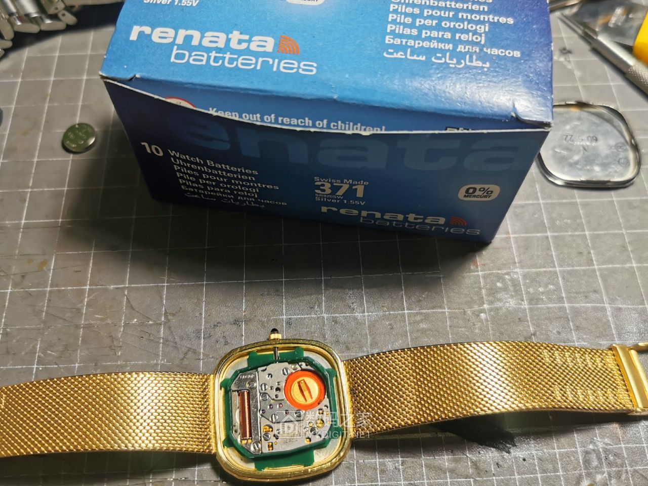 收了一块精工Dolce系列的小金表（6030-5200T），稍微打理一下