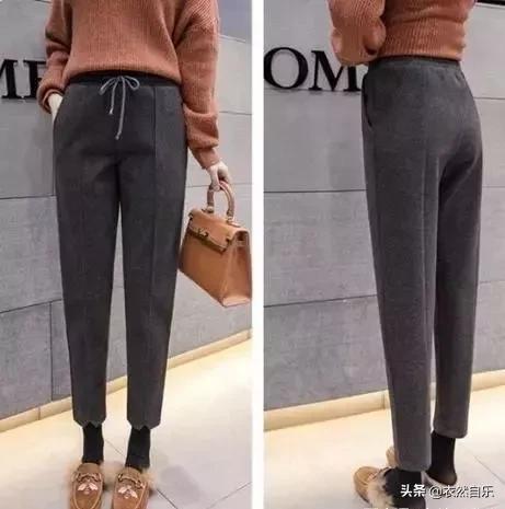 光腿神器九分裤冬季穿搭,小短腿腿型不好的穿什么好看