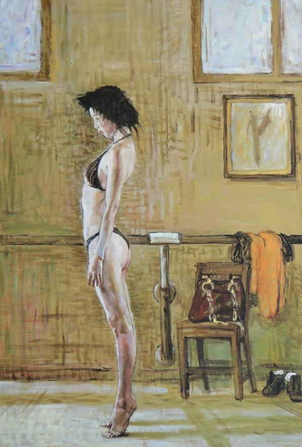 柠檬汁氤在水中　角落里美人如茵——画家赵鹰的写意油画