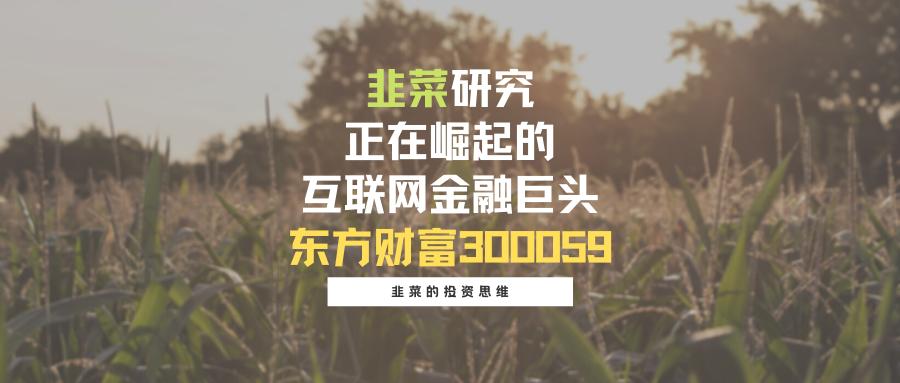 韭菜研究之正崛起互联网金融巨头—东方财富