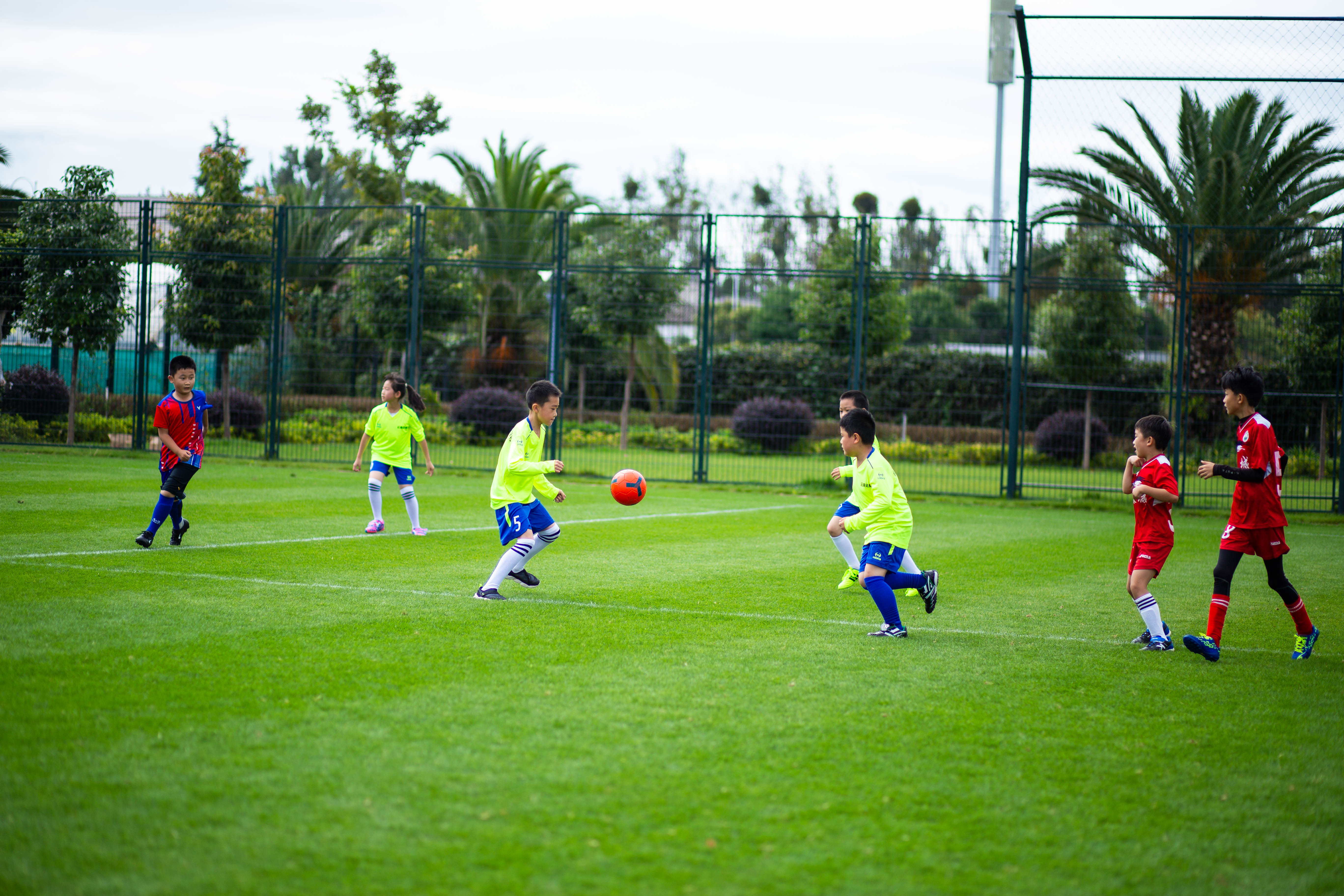 足球夏令营爱踢球的孩子尽情奔跑,2021年天津足球夏令营