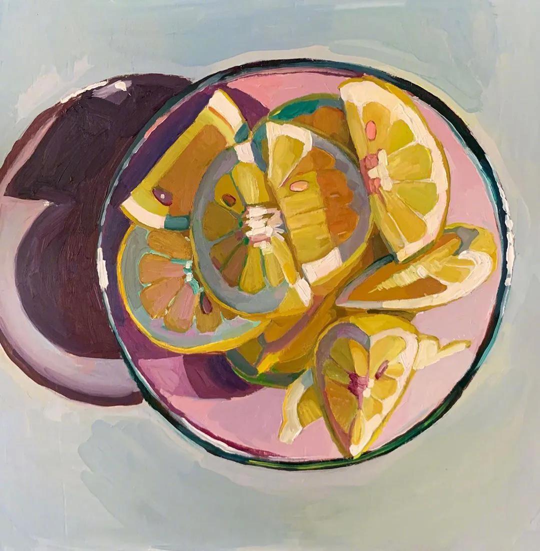 充满光感，秀色可餐的水果绘画