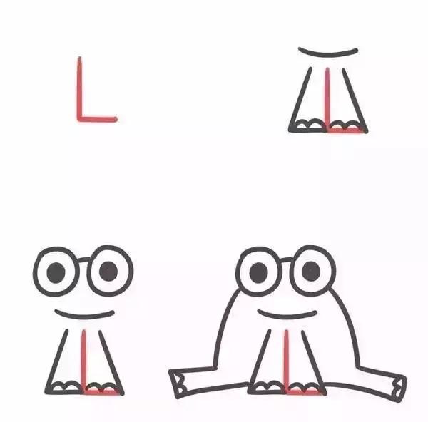 26个字母简笔画简单又好,26个英文字母简笔画大小写