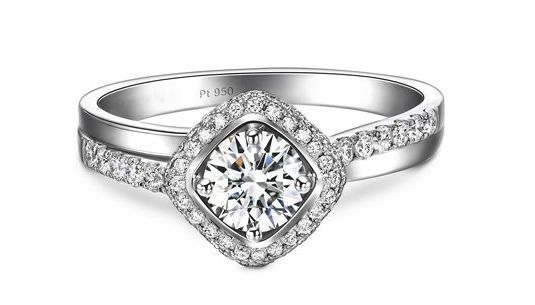 铂金钻戒与k金钻戒哪种好,结婚钻戒k金还是铂金好