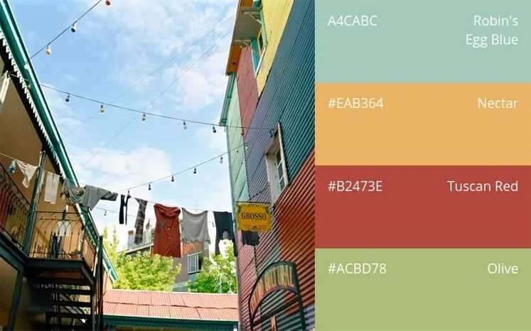 100种颜色组合及如何应用（三、旅行篇）