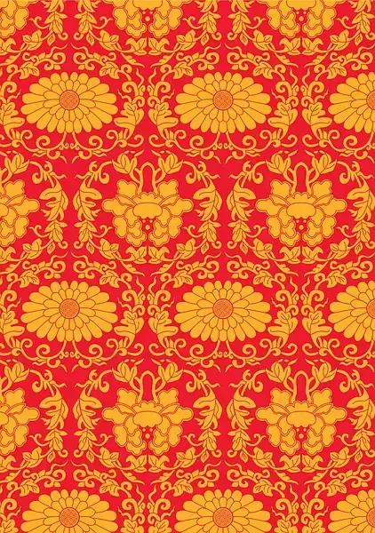 庄重华美的中国古典纹样,东方纹样图植物