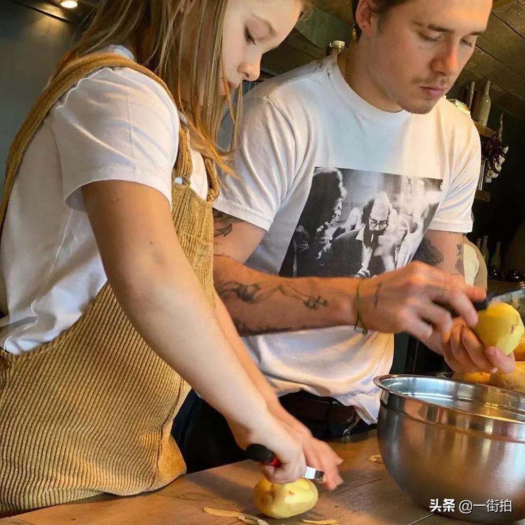 贝克汉姆全家出席活动小七变瘦,贝克汉姆带小儿子