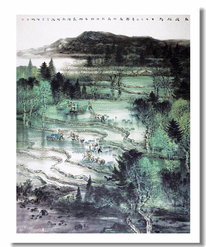李向鸿山水画精品欣赏,李雁飞写意山水画