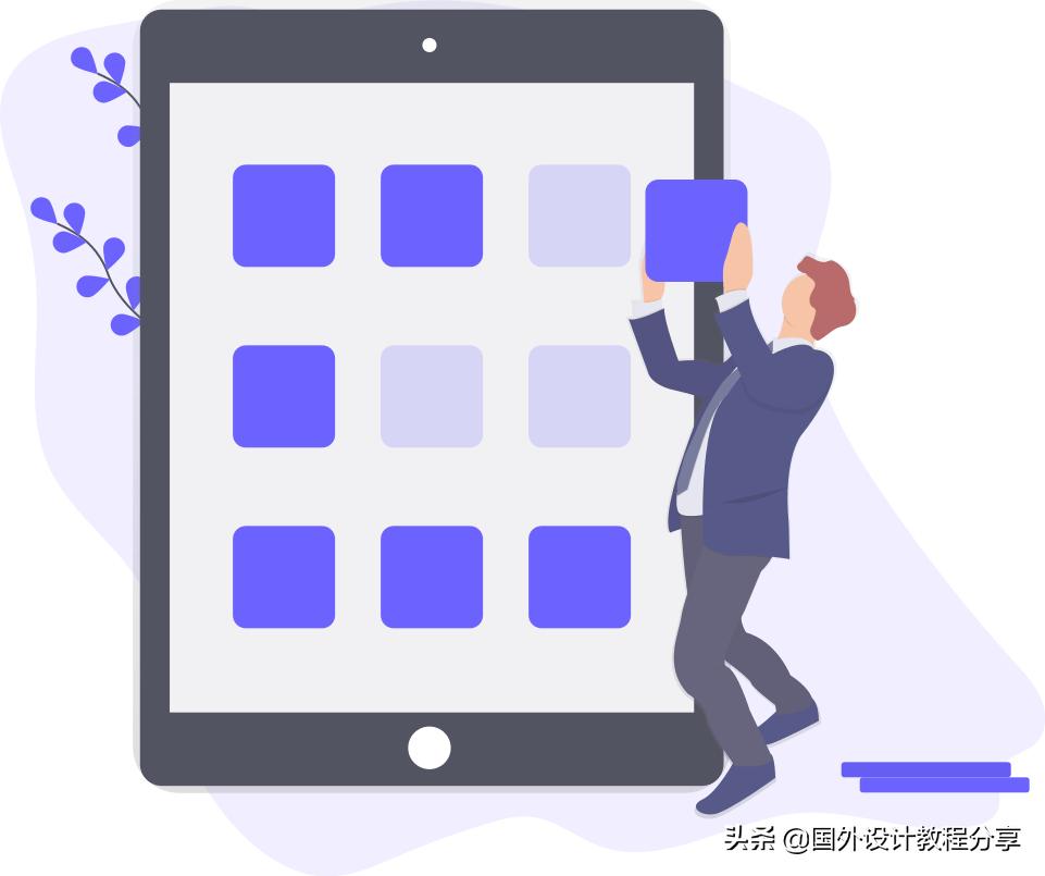 扁平矢量插画教程,矢量扁平插画怎么画