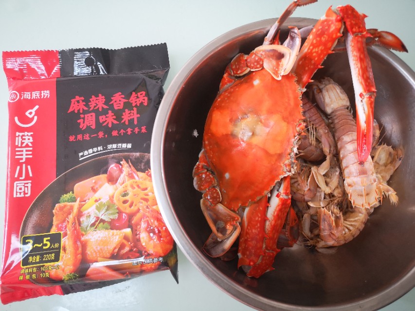 有虾有蟹的麻辣香锅做法,麻辣香锅有肉有海鲜怎么做