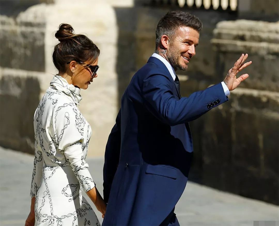 贝嫂与梅根同框,贝嫂哈里梅根婚礼