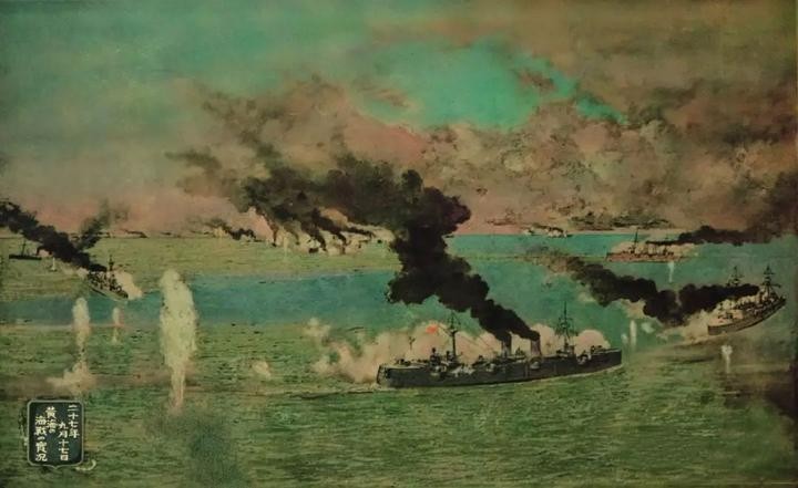 中日大东沟海战详细经过,中日甲午战争大东沟海战