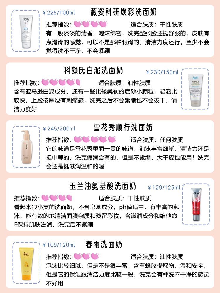 氨基酸洗面奶早晚两用平价洗面奶,洗面奶推荐学生平价氨基酸男用