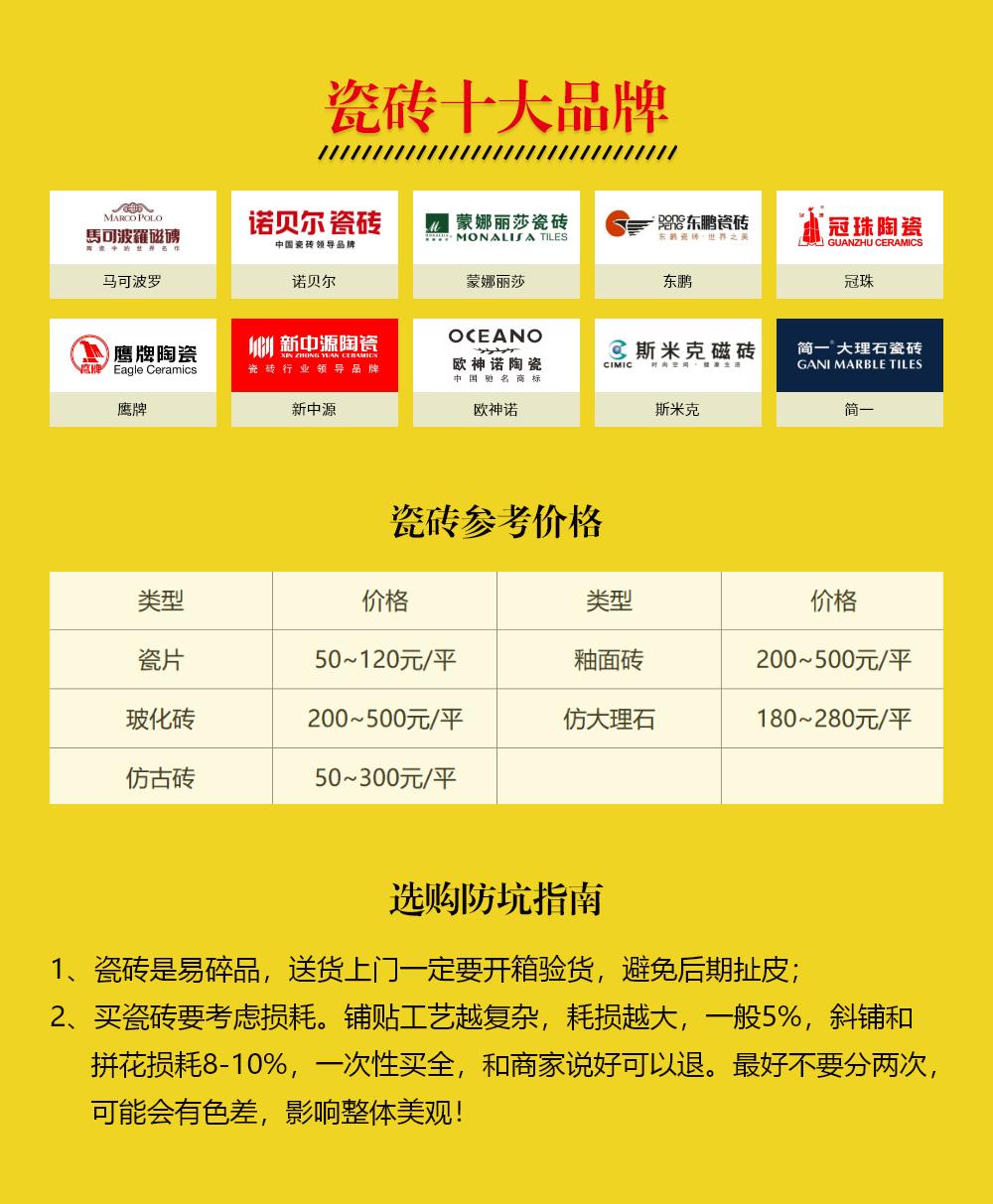 装修公认十大最好的主材,装修主材哪个品牌最实惠