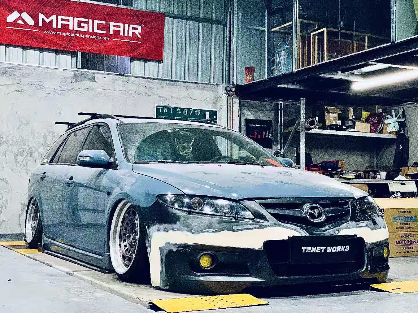 马自达6改装mps包围视频,马自达6改mps比原车宽吗