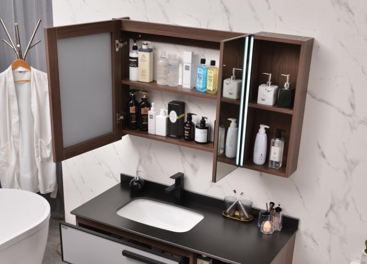 怎么挑选岩板浴室柜价格如何,卫生间浴室柜釉面一体怎样挑选