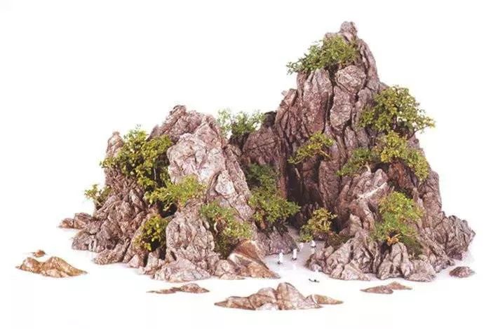 用根雕边角废料拼凑简单山水盆景,山水盆景制作基础方法入门