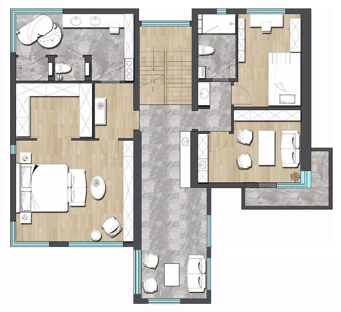 勇君别墅室内设计,创视界别墅设计图
