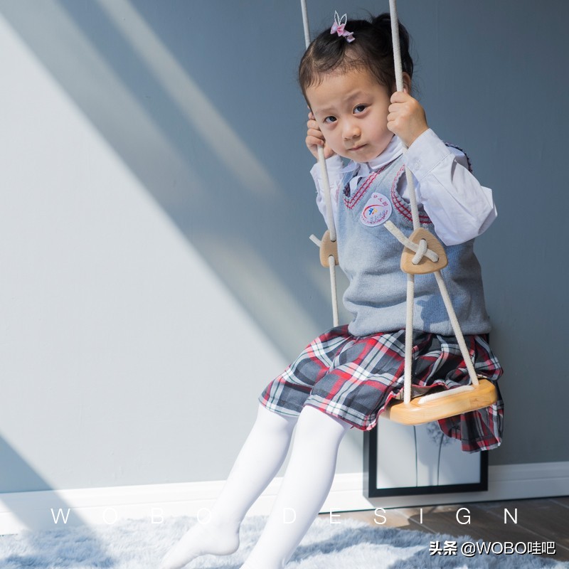 荡起来庭院秋千家用,又简单又好玩的秋千