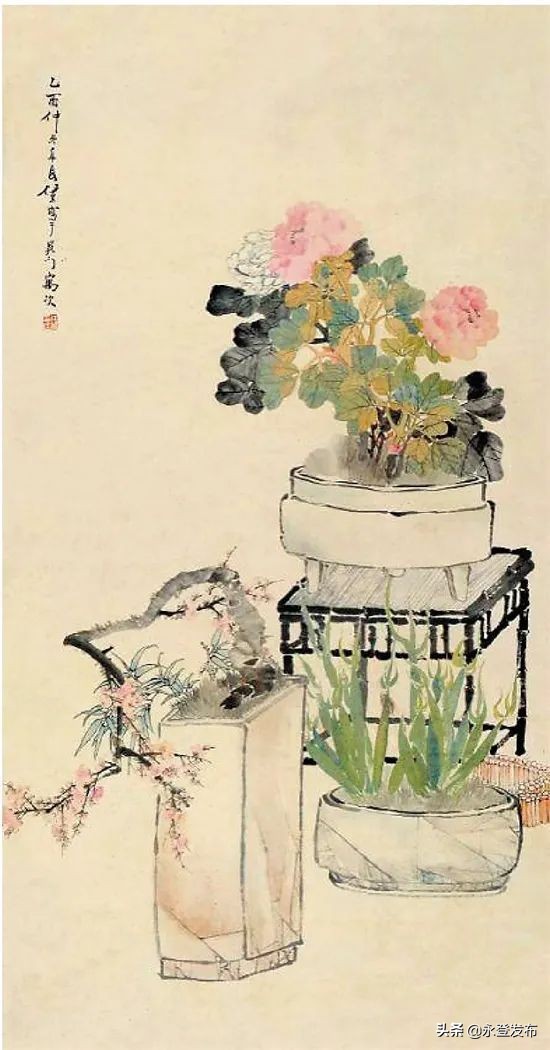 各朝代人物画欣赏,历代名家绘画江山胜览图