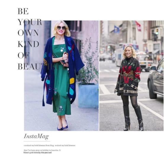 冬天带帽中长款针织开衫怎么搭配,针织开衫保暖又好穿女人味十足