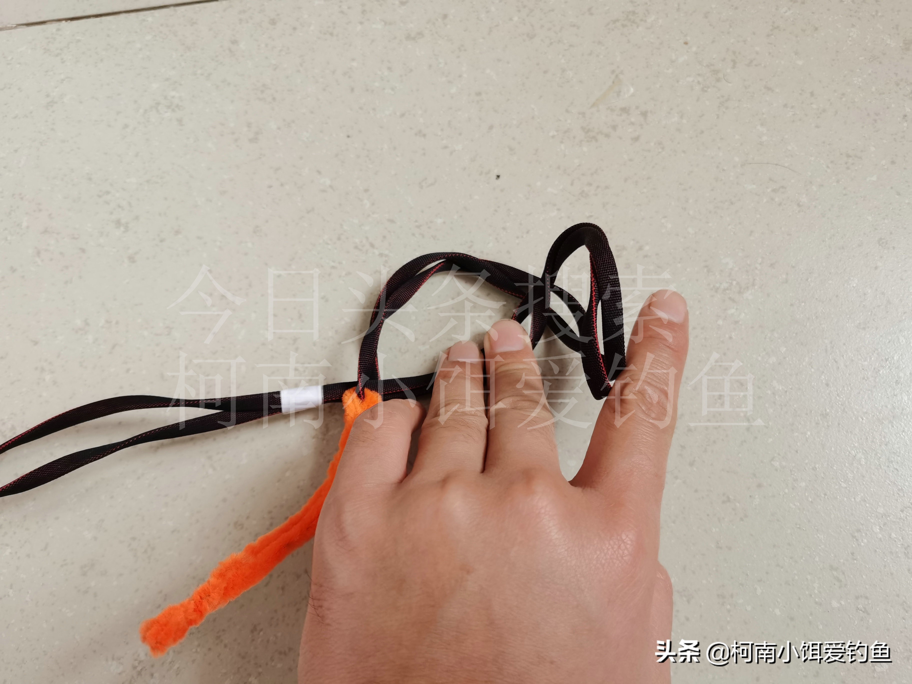 钓鱼大师绑钩方法,钓鱼大师子线变短打结法