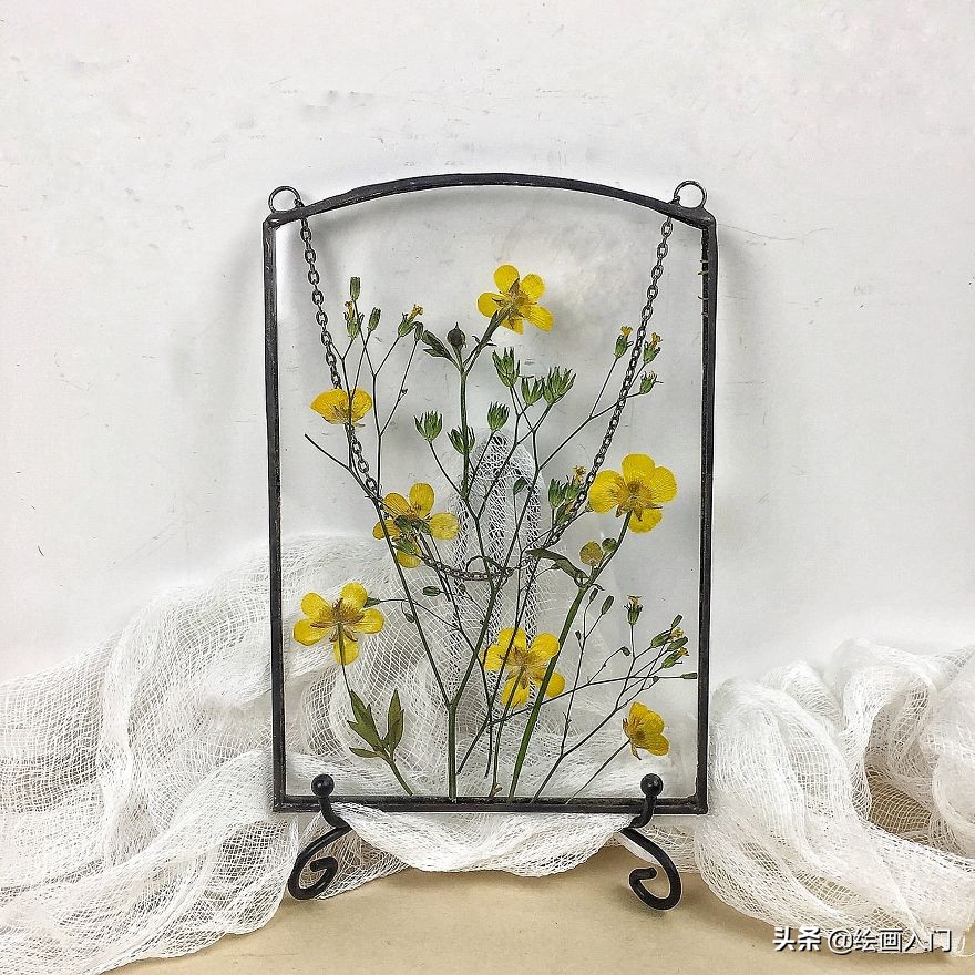 墙壁仿真花装饰创意,玻璃鲜花