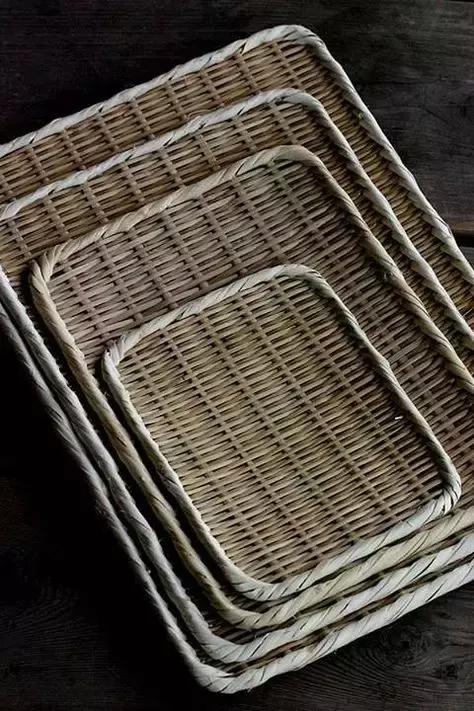 竹编圆形米筛子编织全过程,四川老式竹编鱼罩编织方法