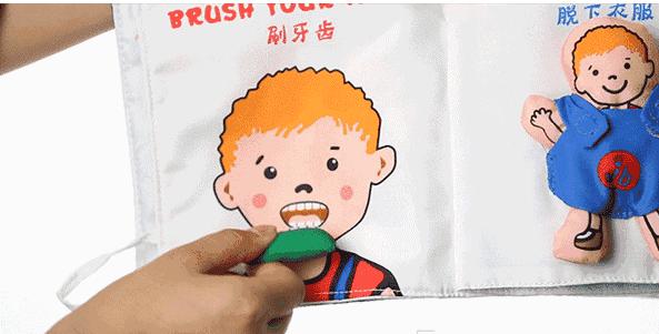 孩子乱咬书怎么治,Kimi从小看这个,baby给儿子看的布书长这样