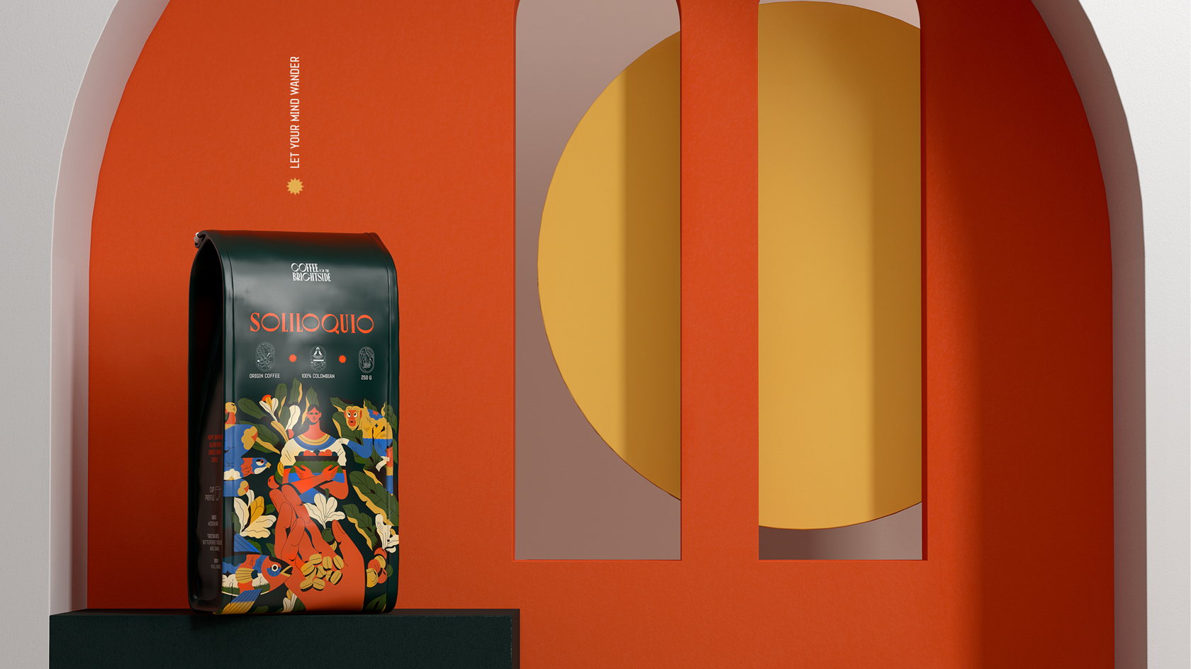 SoliloquioCoffee哥伦比亚咖啡品牌设计via:CristianGonzález​​​​