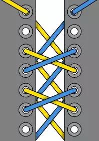 adidasozweego花式鞋带系法,几十种系鞋带的方法