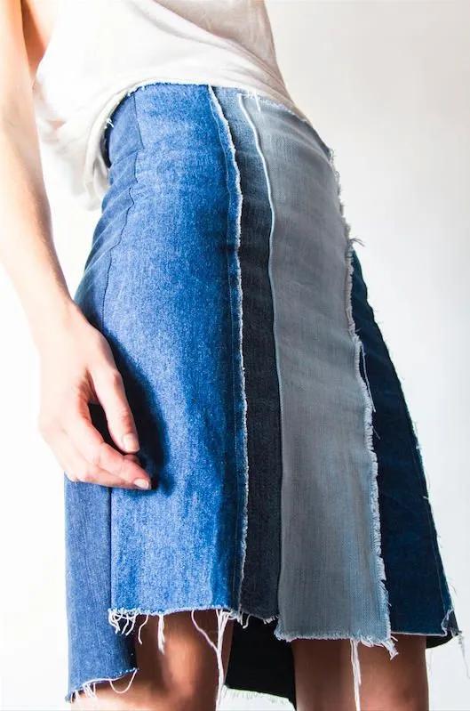 牛仔裤不好看怎么用皮筋改,牛仔裤不穿怎么改造包包