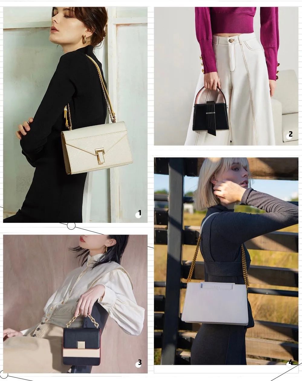 小众轻奢女包mk,还在买名牌包包吗