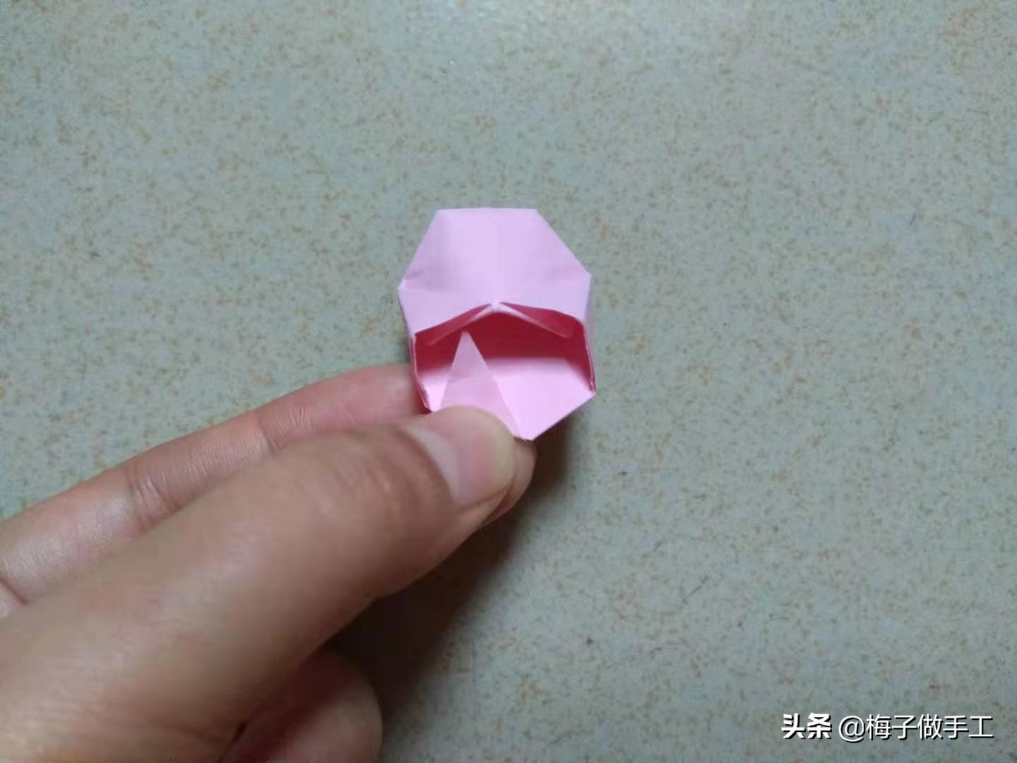 儿童手工折纸教程平底鞋,儿童手工折纸折鞋子