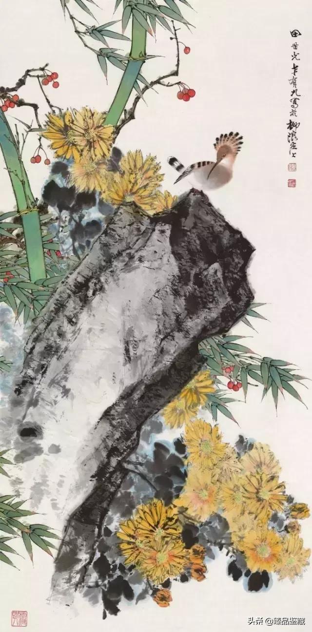 工笔大师田世光,工笔画大师田世光画孔雀好美