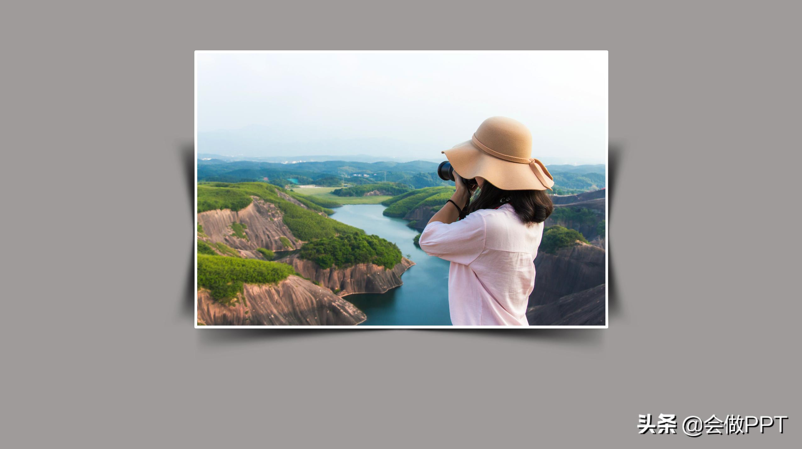 ppt叠压图片怎么做图片不会变,白底ppt波澜起伏背景图