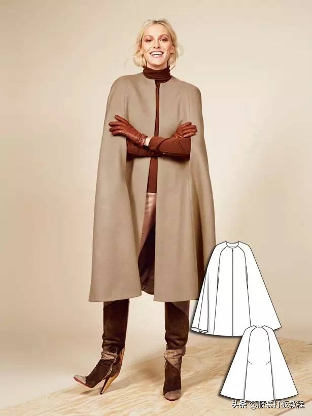 时装设计图手绘教程,服装制版图案大全