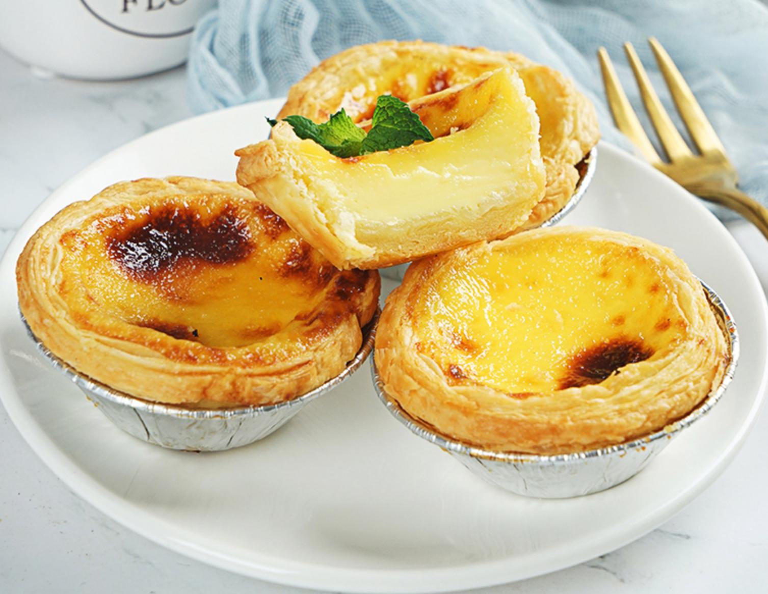 又酥又脆的蛋挞,蛋挞外层一样酥脆内里嫩滑香甜