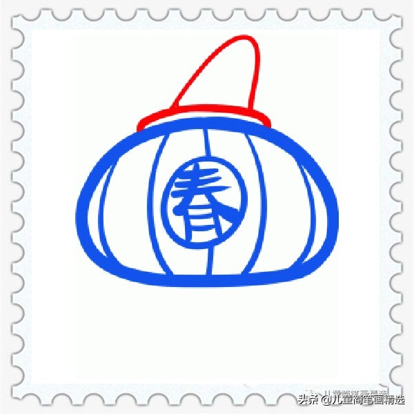 画灯笼简笔画的教程,各种灯笼简笔画画法