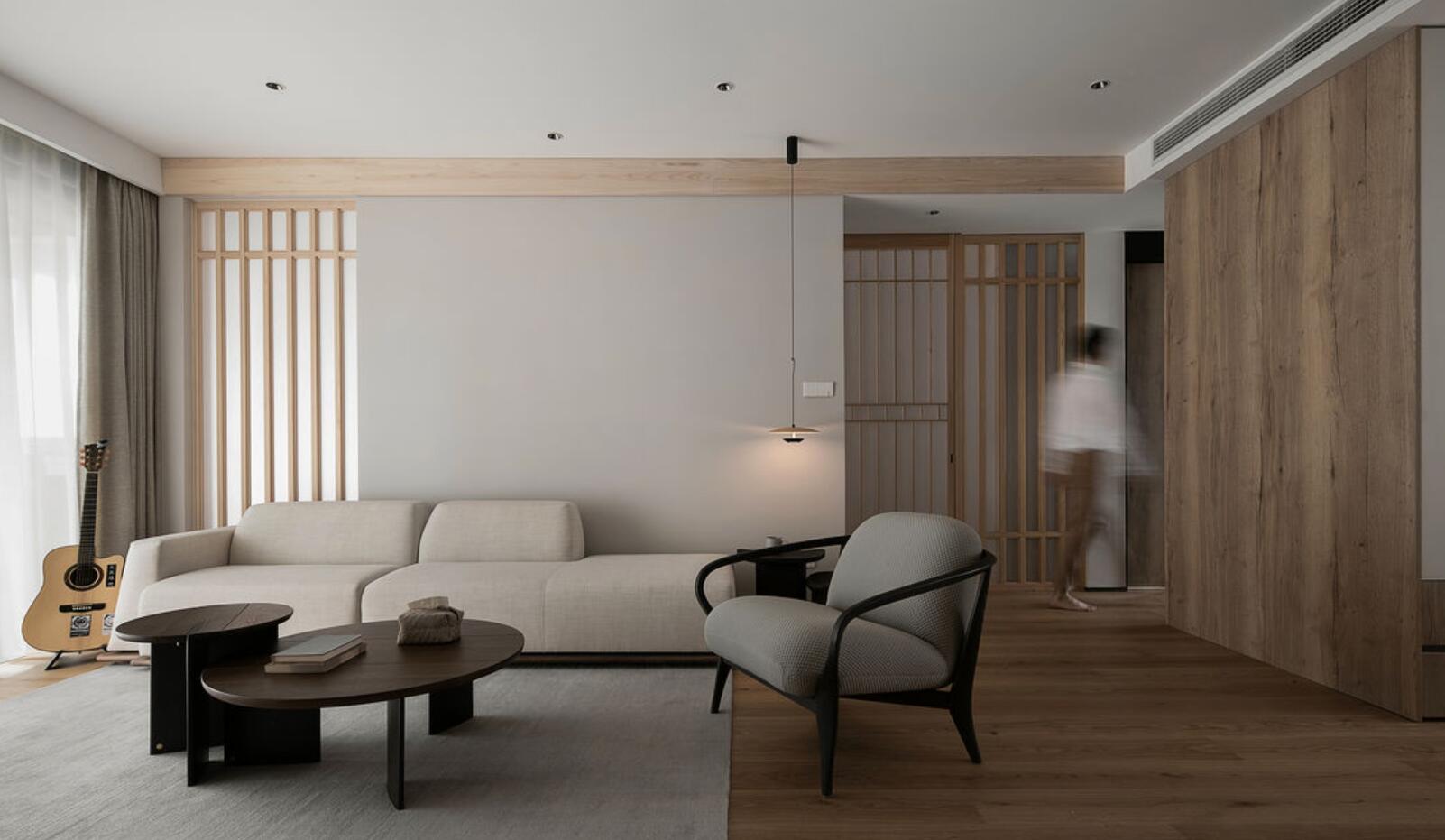 主卧过道型衣帽间设计,过道2.5米设计个衣帽间