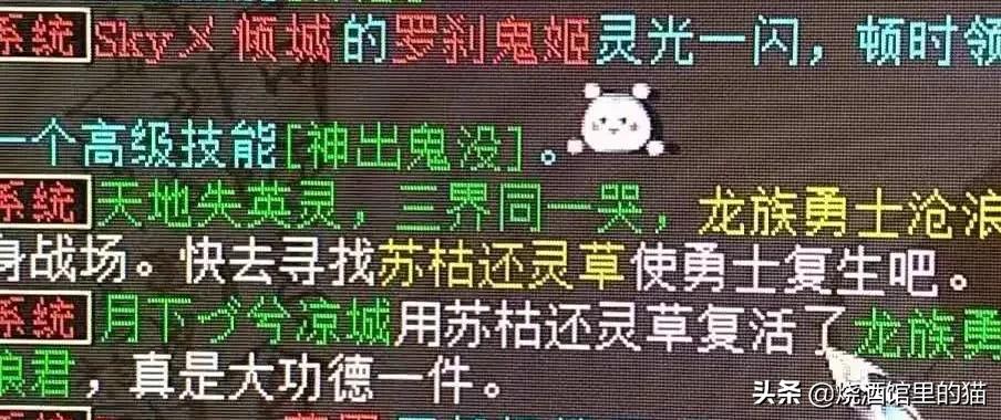 大话西游2：0级的小熊一只，一个技能没有也尽显高贵