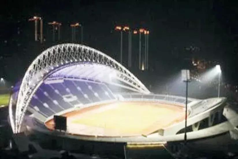 体育馆内的超绝颜值,成都双流体育场