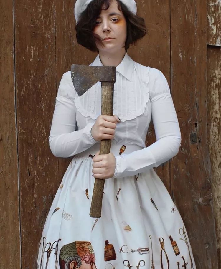 洛丽塔复古洋装,法式洋装洛丽塔