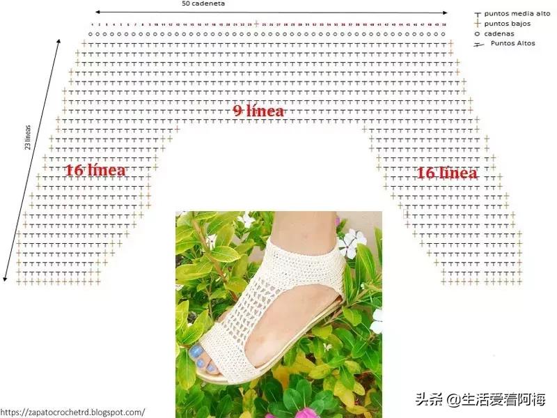 钩针钩出漂亮的毛线鞋图解,钩针钩织有些后跟的鞋子全部教程