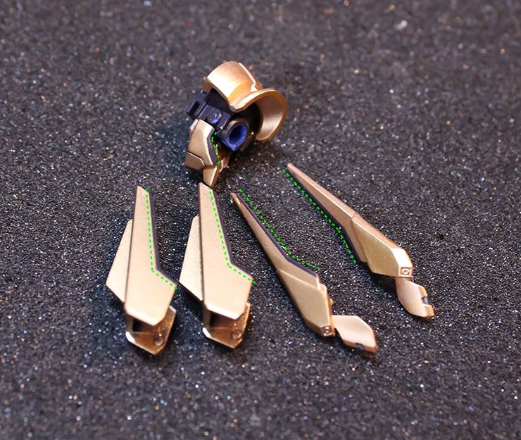 佳作:瘦脸神技,黄金拂晓高达改造