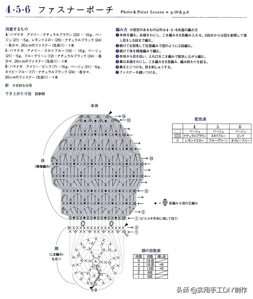 钩鞋动物图案图纸,钩鞋动物花样图案大全