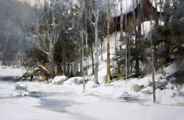 俄罗斯画家的油画艺术美到极致,中俄风景油画作品