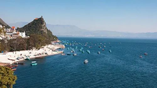 昆明玉溪澄江抚仙湖,云南澄江抚仙湖