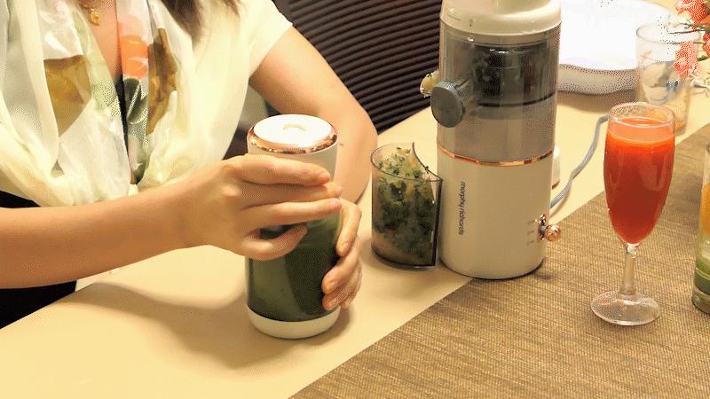 摩飞气泡原汁机苹果汁,来杯现榨果汁清凉一夏